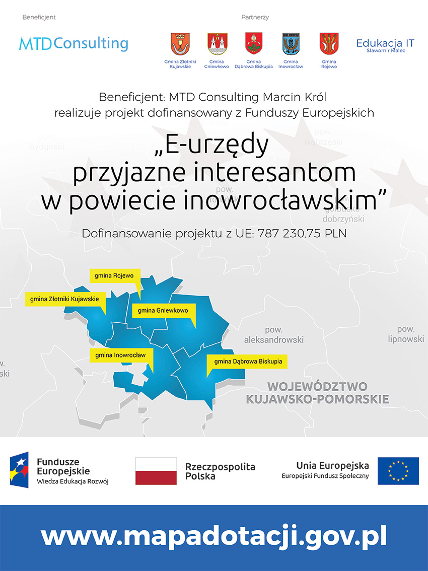 „E-urzędy przyjazne interesantom w powiecie inowrocławskim”