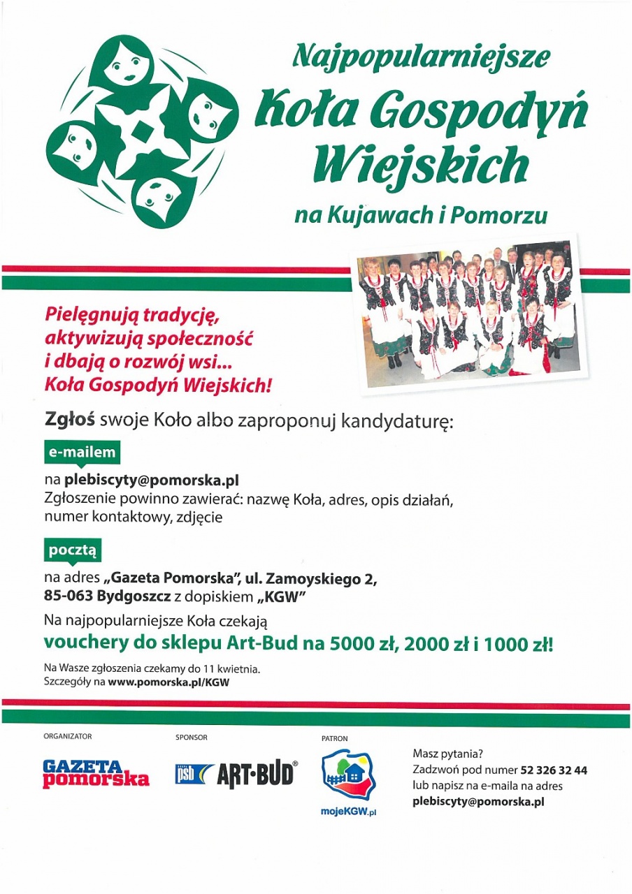 Plebiscyt - Najpopularniejsze Koło Gospodyń Wiejskich